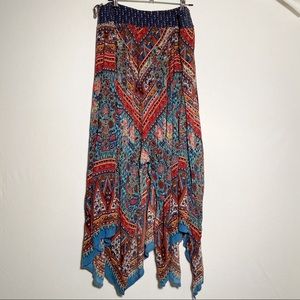 Bila Multicolor Bohemian Maxi Skirt
